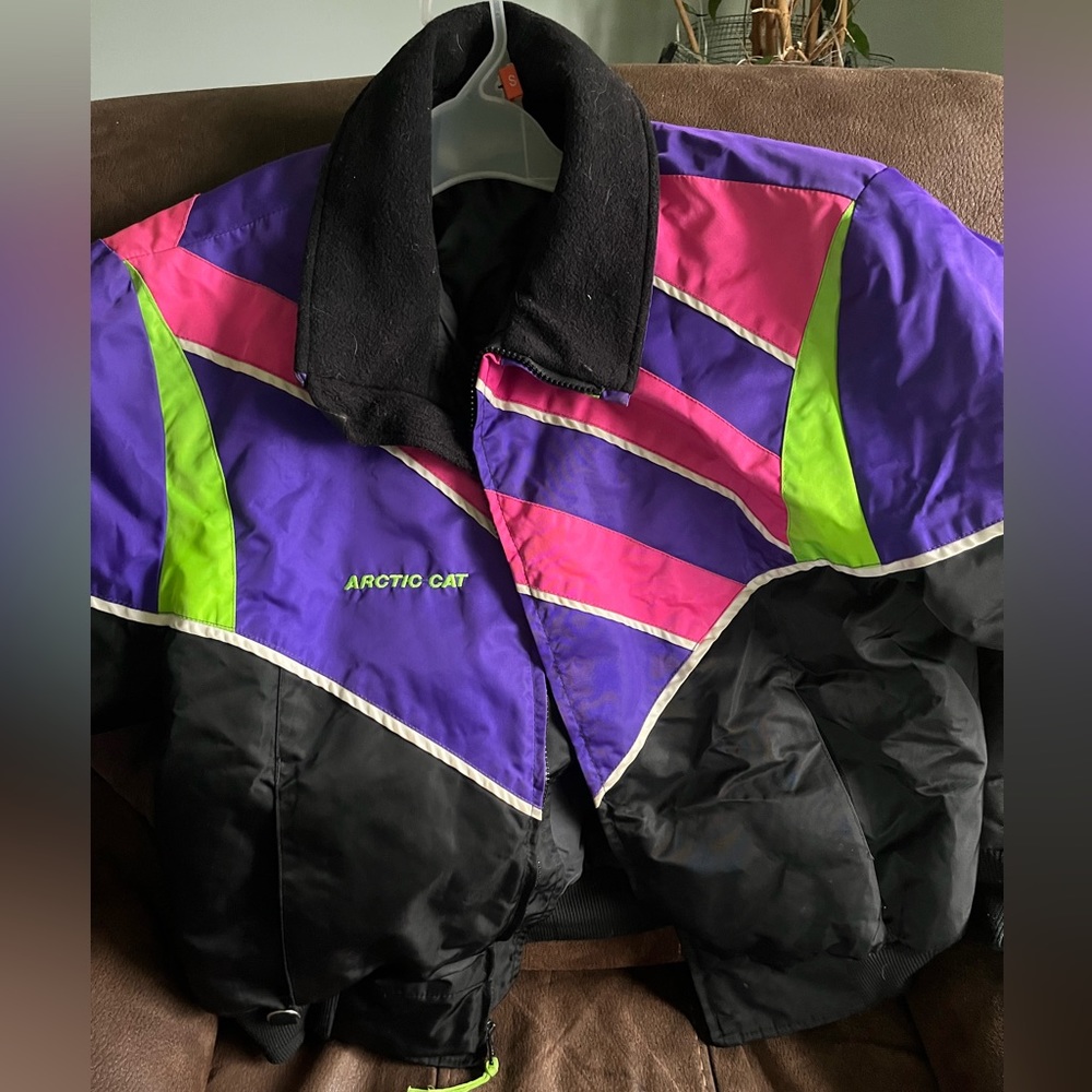 VINTAGE Arctic Cat two layer Winter jacket